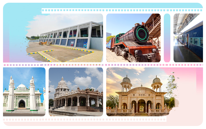 Impeccably designed film sets including palaces, airports, temples, and cityscapes at Ramoji Film City Impeccably designed film sets including palaces, airports, temples, and cityscapes at Ramoji Film City